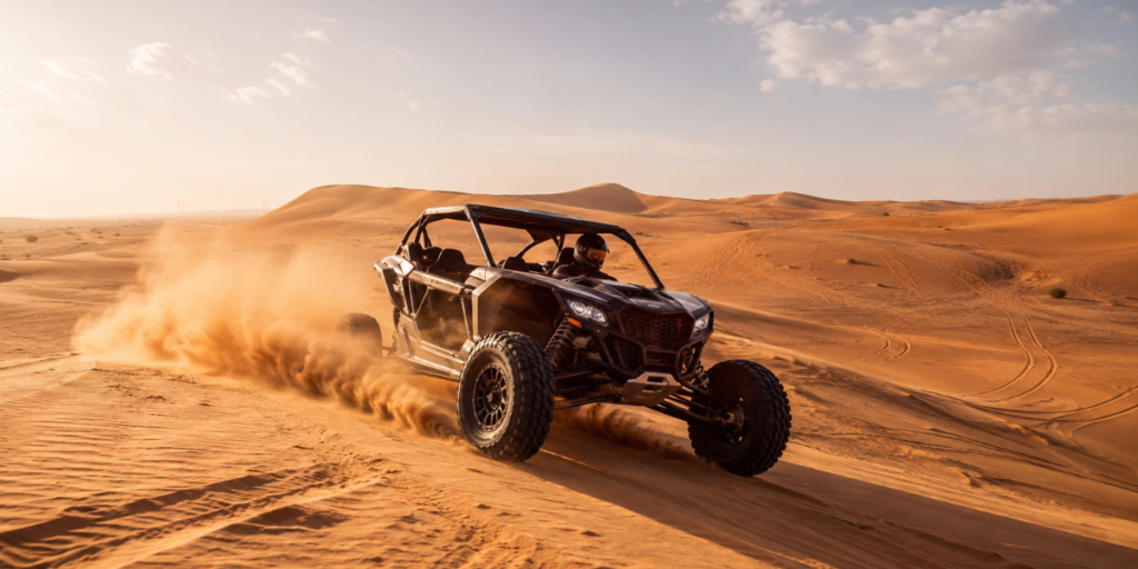 Dubai desert weather conditions for dune buggy riding