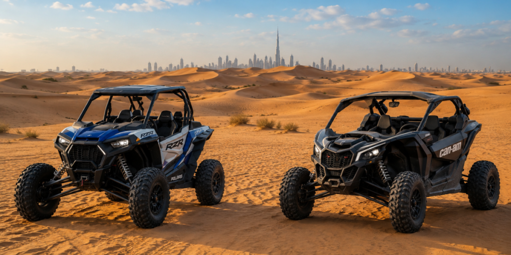 Polaris vs Can-Am dune buggy comparison in Dubai