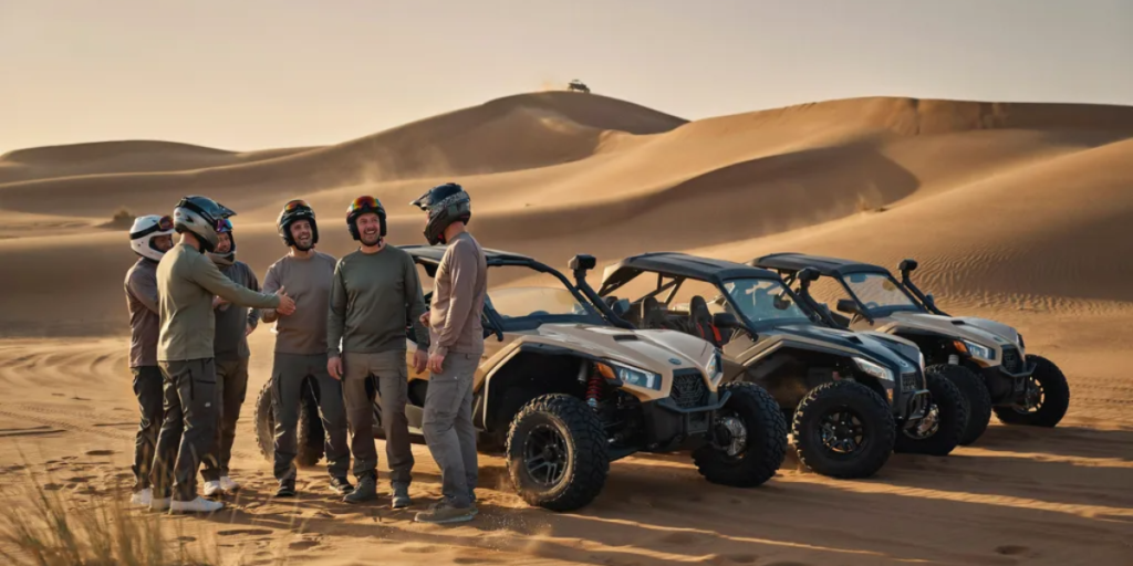 Dune buggy adventure with bestdunebuggyidubai in the Dubai desert